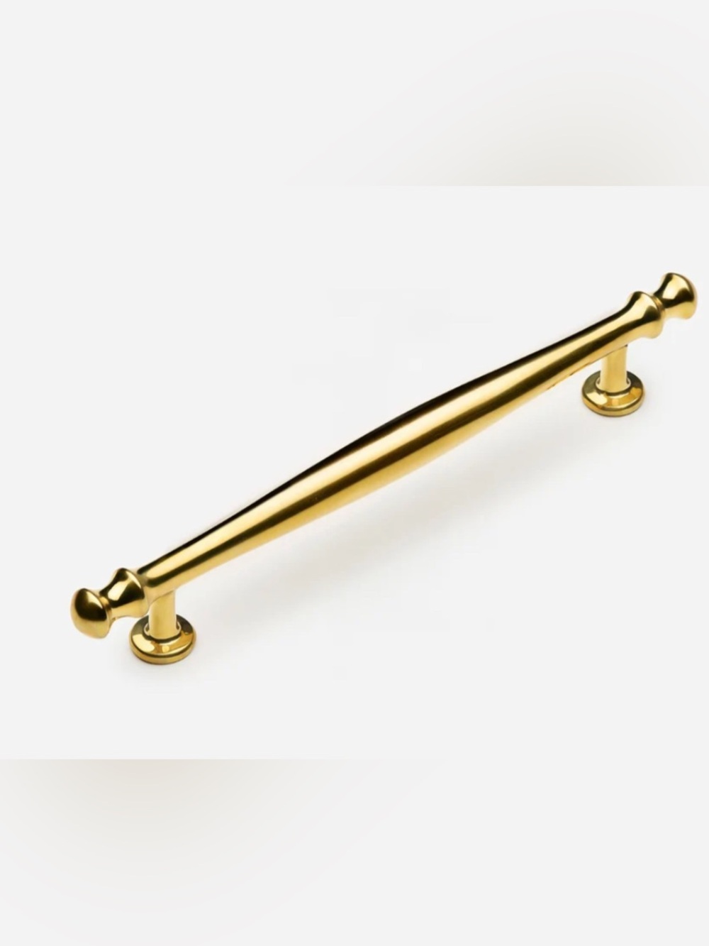 2 - Unlacquered Polished Brass 8” Helena Pull Tradition Hardware